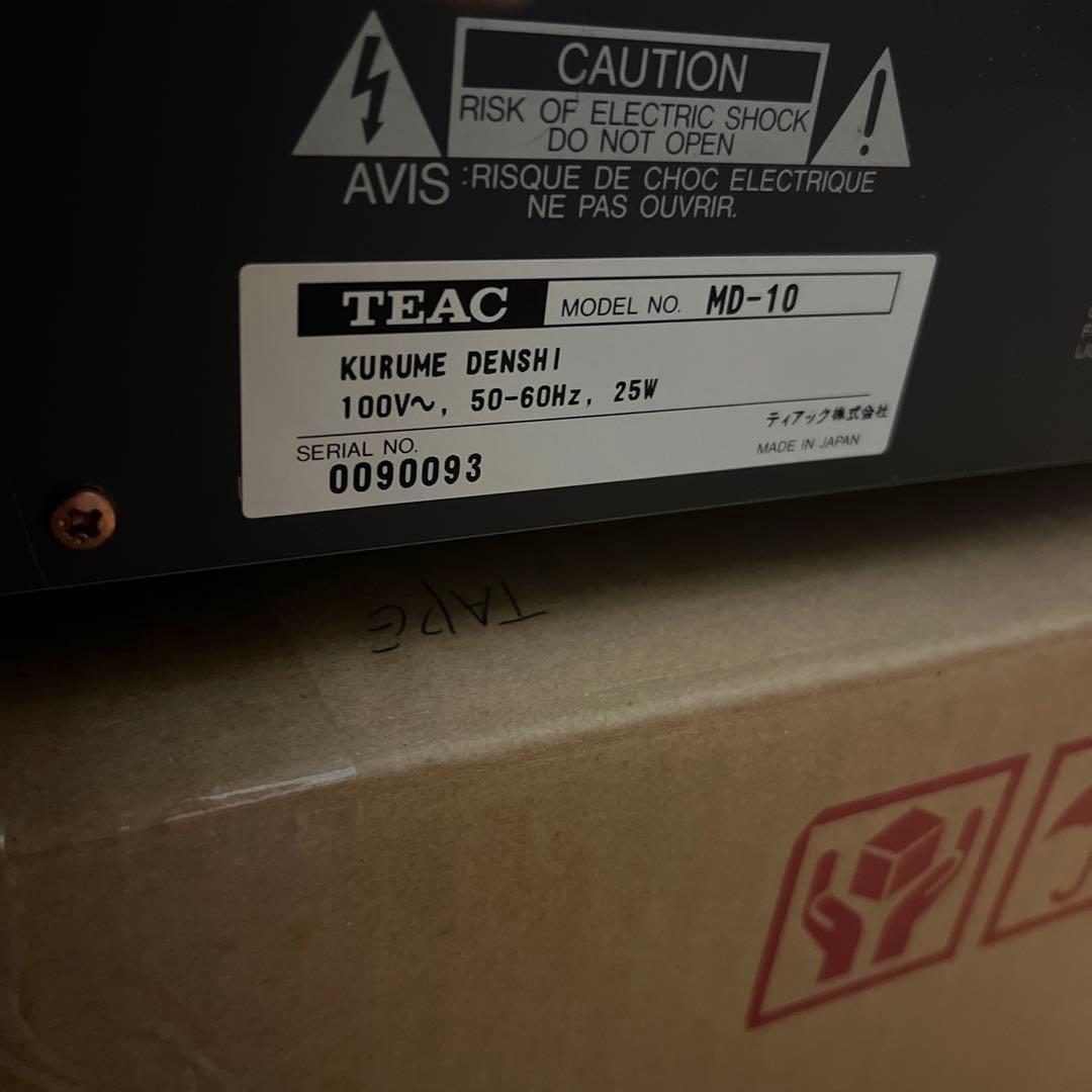 その他 TEAC MD-10