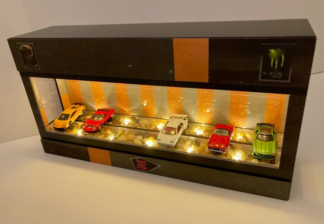 ストーン＆レジン・1/64~1/24・ディスプレーBOX/スタイリッシュ