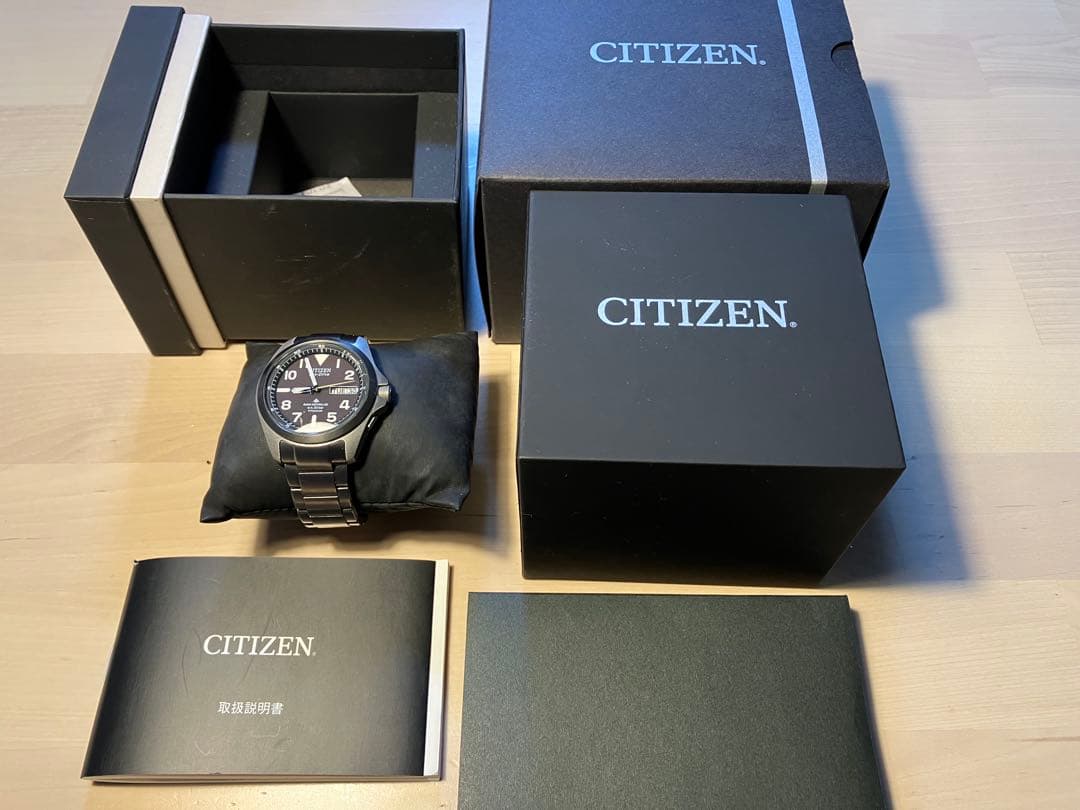 CITIZEN Eco-Drive 電波腕時計チタン製 チタン製】 CITIZEN 電波ソーラー Eco-Drive 43mm メンズ 腕時計