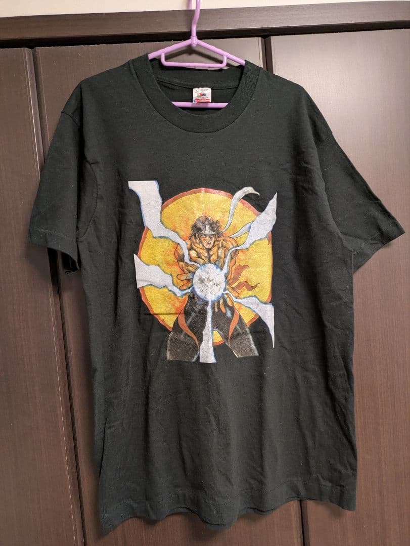 90s96年 橋本真也 破壊王 プロレス 直筆サイン入りTシャツ サイズL