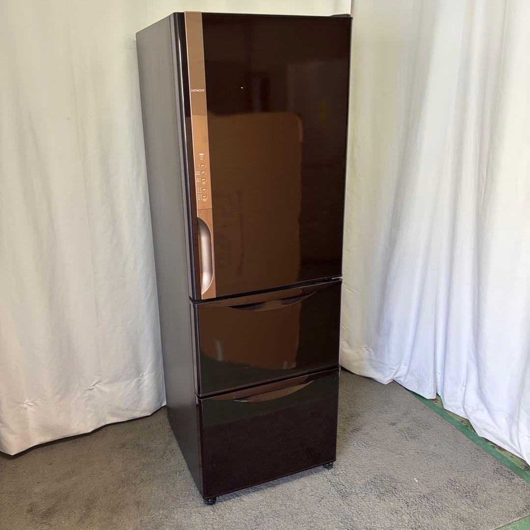 72❤️冷蔵庫 日立 300-400ℓ 大型 綺麗 スリム 右開き 中古 設置無料