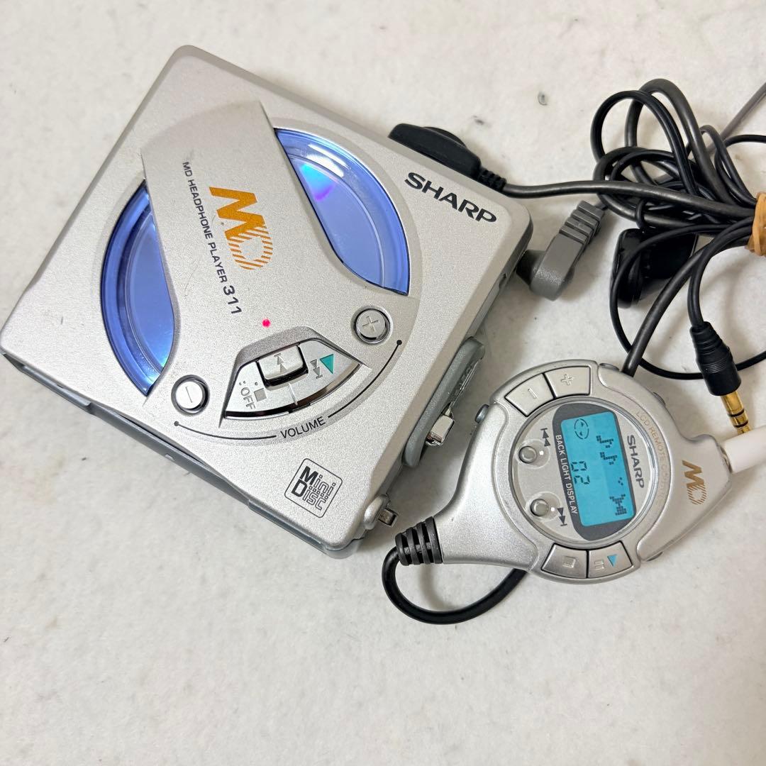 美品 SHARP MD-SS311 MDヘッドホンプレーヤー スロットイン - メルカリ