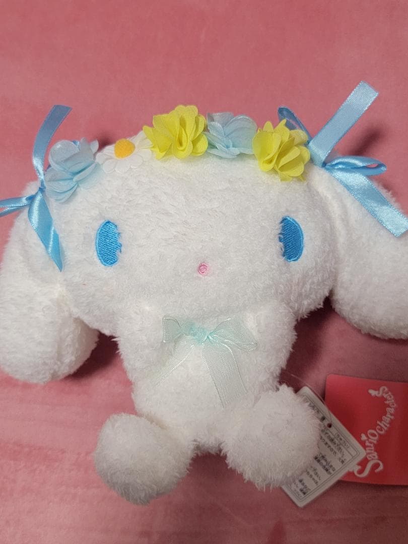 シナモン シナモロール サンリオ キャラクターズ ぬいぐるみ タグ付き