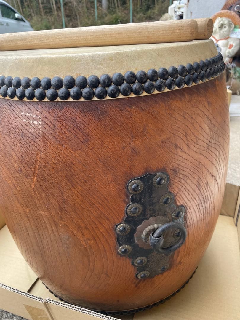 堀田新五郎 ケヤキくり抜き和太鼓 鳳凰印諸太鼓 打面36cm - メルカリ