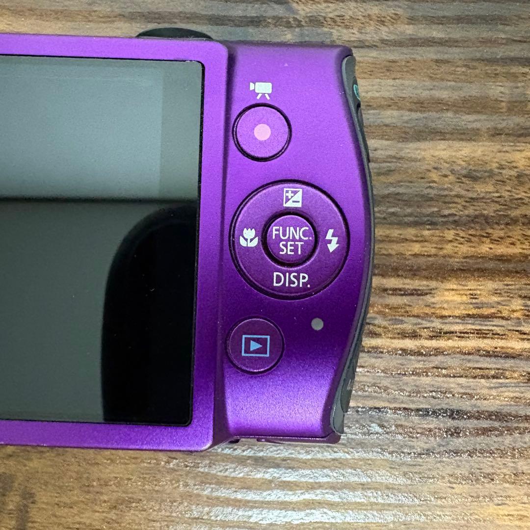 【動作品】Canon IXY 600F コンデジ パープル 作例あり