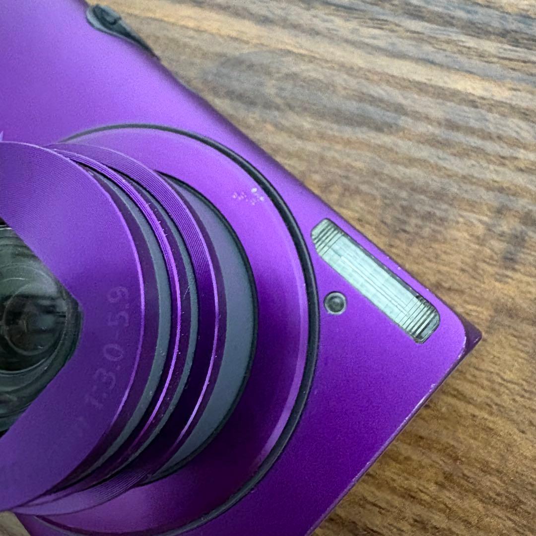 【動作品】Canon IXY 600F コンデジ パープル 作例あり