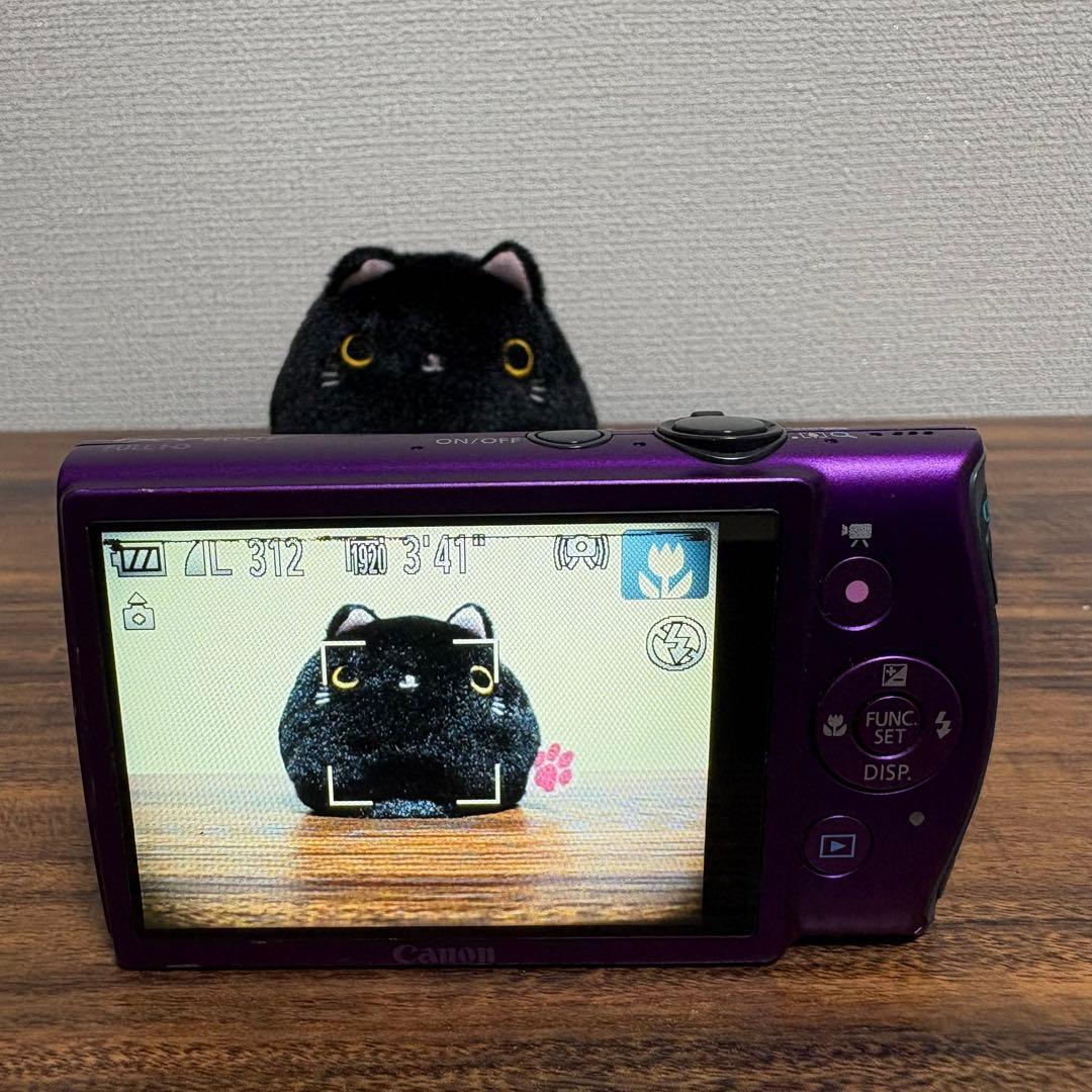 【動作品】Canon IXY 600F コンデジ パープル 作例あり