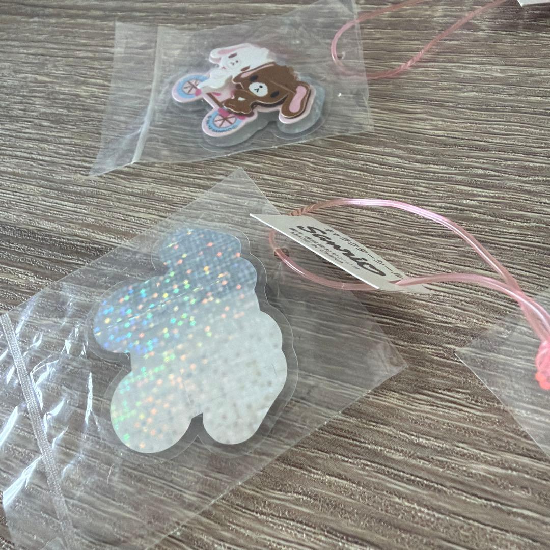 当時物 平成レトロ シュガーバニーズ キラキラシール サンリオショップ