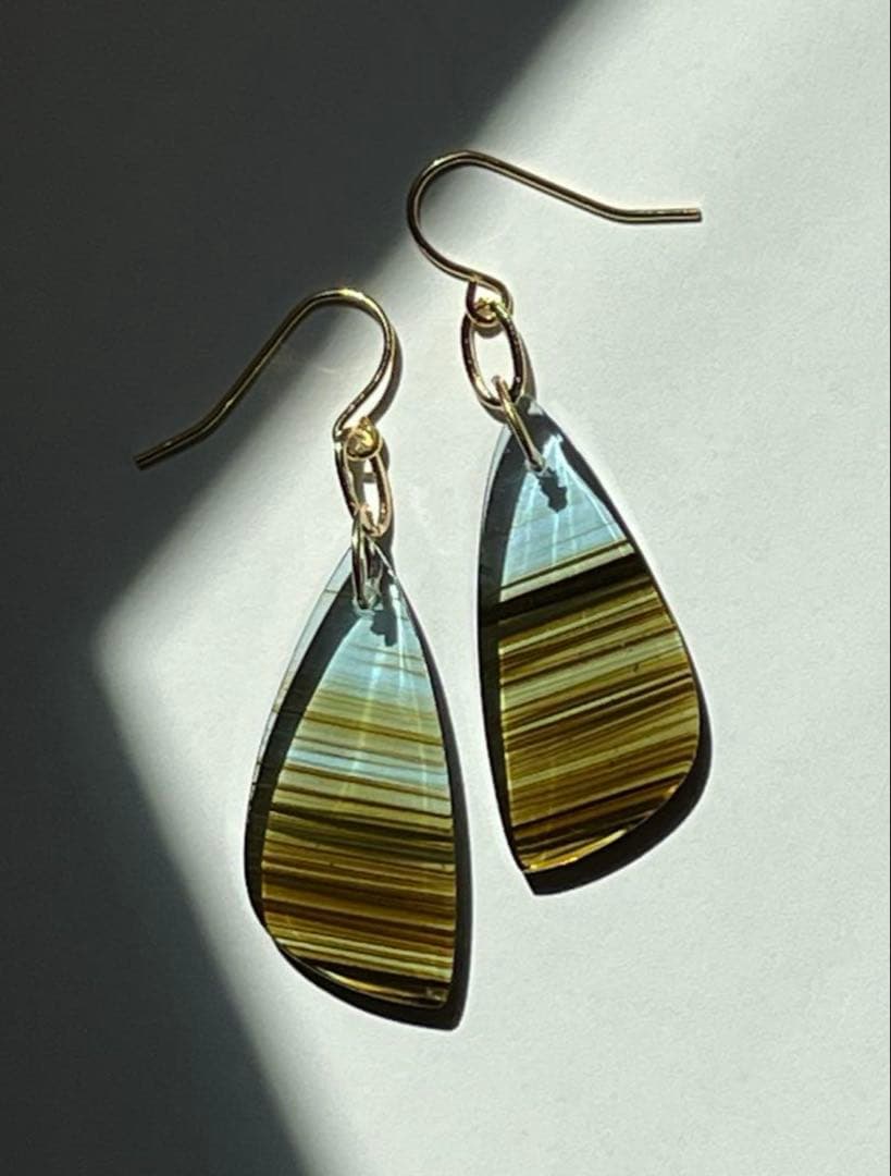 COCO＊＊様専用 14kgf お花畑フォッシルコーラル ピアス