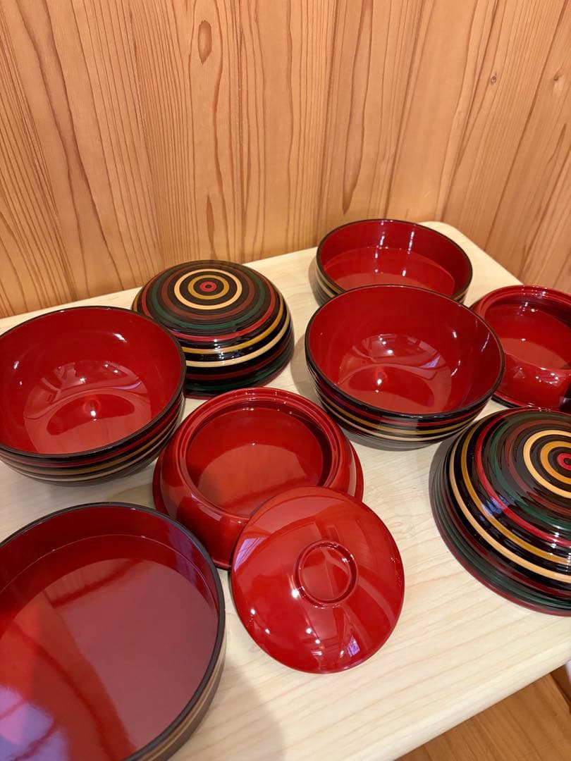 信玄弁当箱 独楽塗り 2客セット - メルカリ