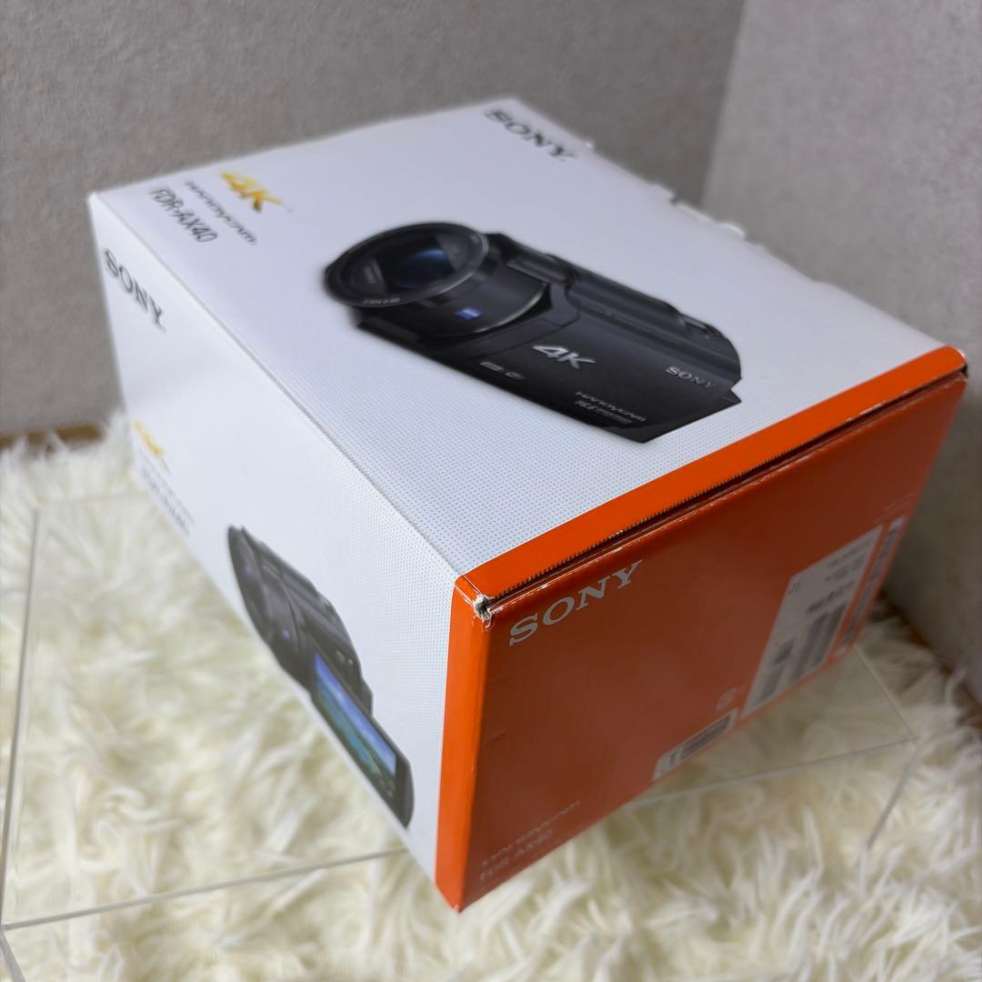 【ほぼ未使用】SONY ハンディカム 4K ビデオカメラ FDR-AX40