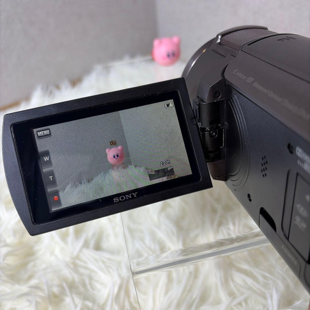 【ほぼ未使用】SONY ハンディカム 4K ビデオカメラ FDR-AX40