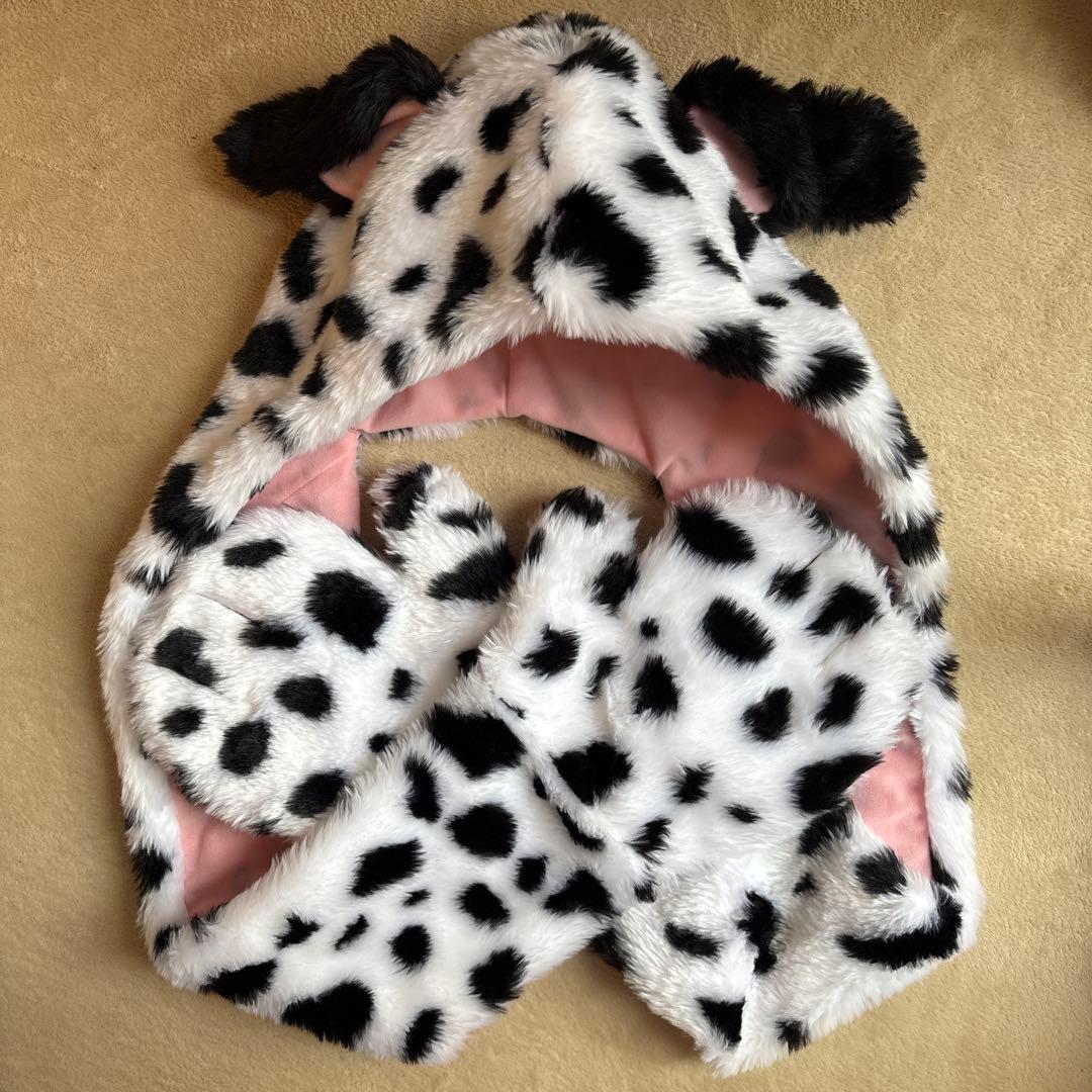 即購入可】ディズニー 101匹わんちゃん マフラーキャップ ファン