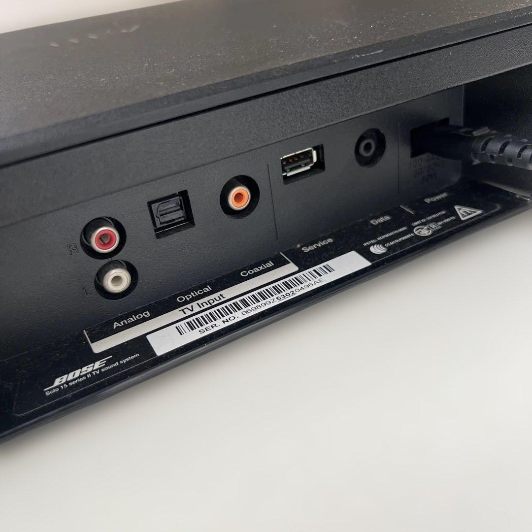 BOSE SOLO 15 series II TV サウンドシステム