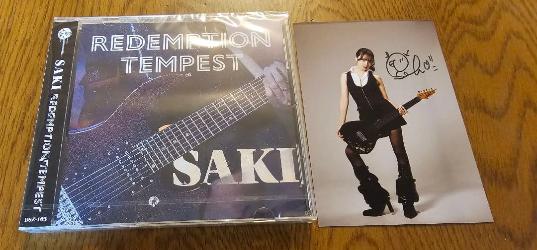 SAKI REDEMPTION TEMPEST 直筆サイン入りフォト付き - メルカリ
