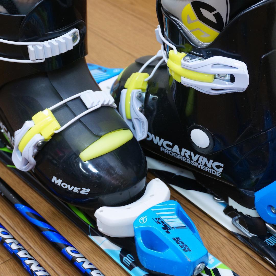 メンテ済 110cm 靴20cm SNOWCARVING スキーセット - メルカリ