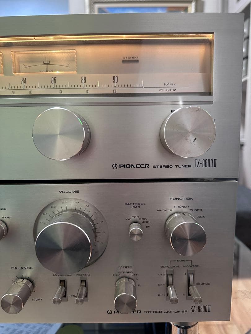 Pioneer SA -8800ii + TX 8800iiプリメインアンプ