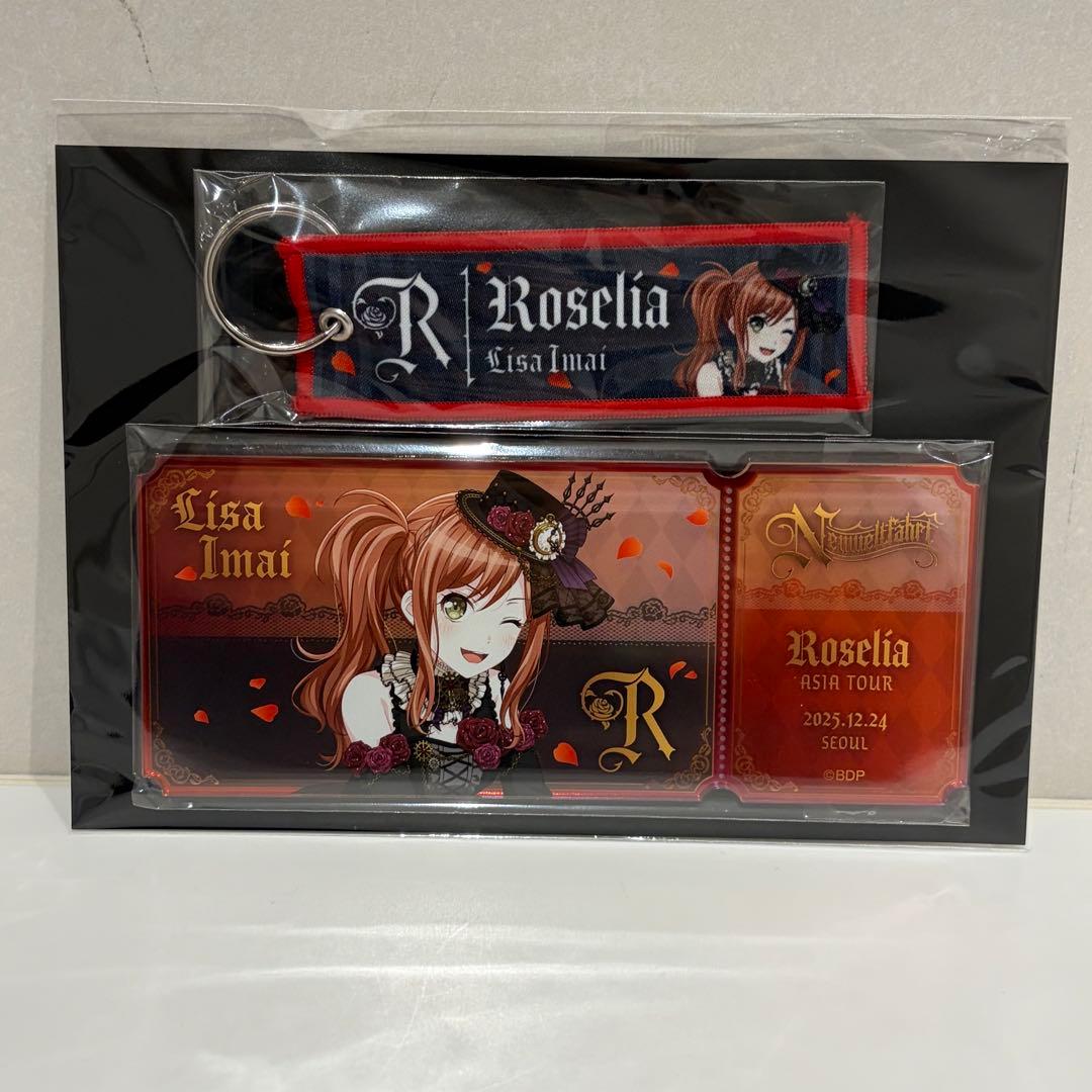 Roselia Neuweltfahrt トラベルモチーフセット 今井リサ Roselia ASIA TOUR「Neuweltfahrt」 会場別トラベルモチーフセット