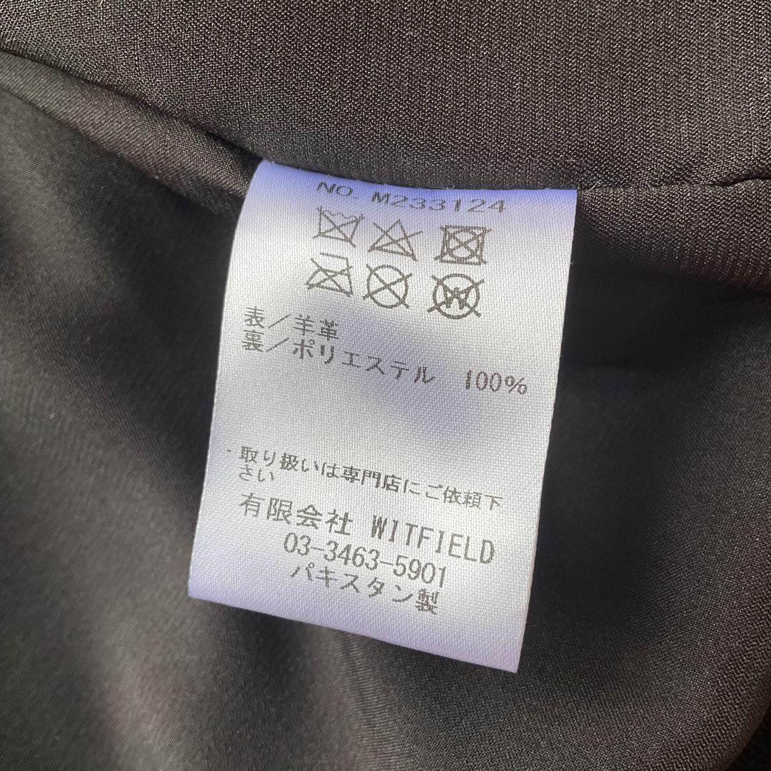 未使用✨ MR.OLIVE アンティーク ヘアーシープ レザー A-2 L 黒 - メルカリ