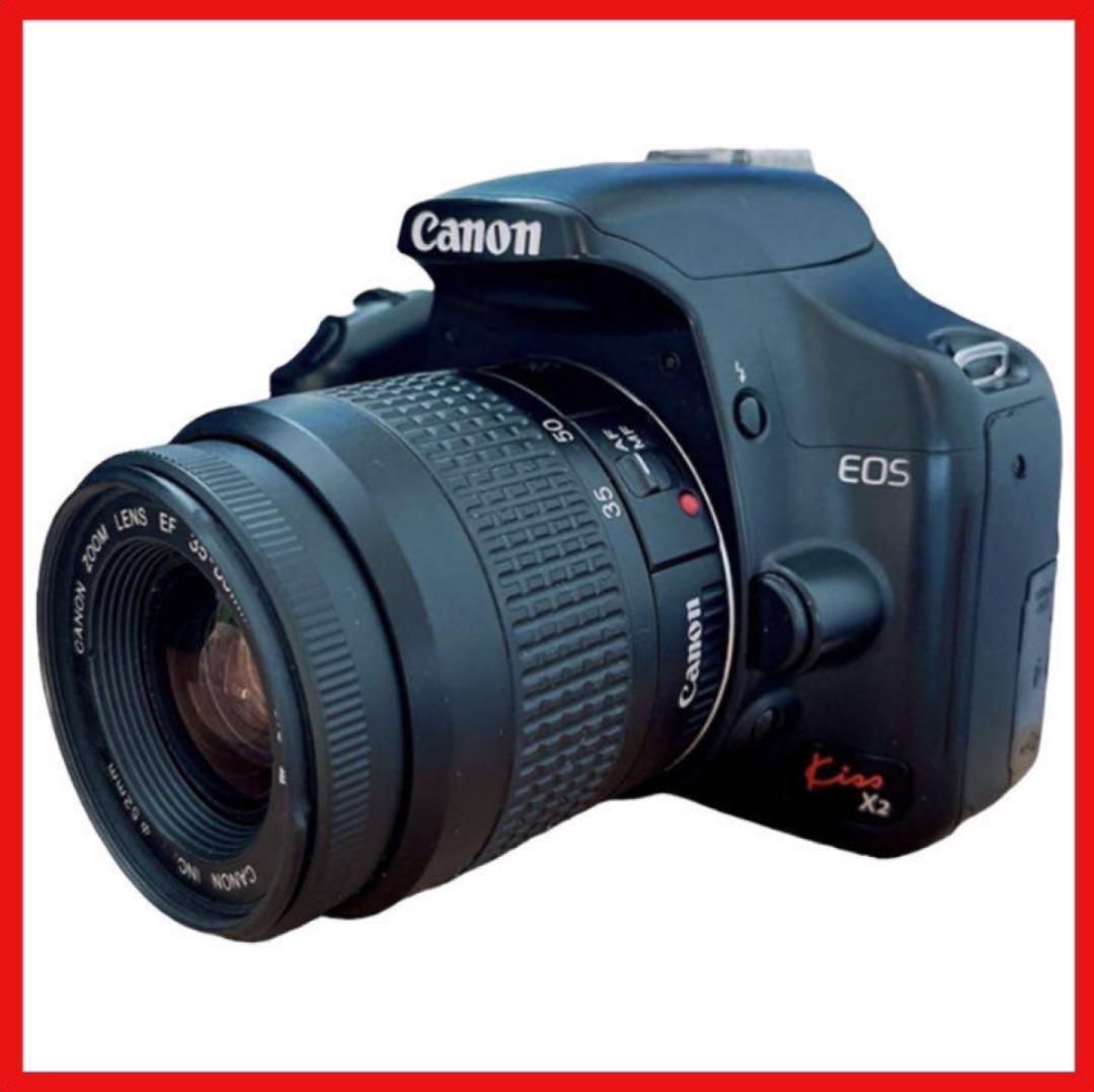 ★スマホ転送★ Canon Kiss 一眼レフ カメラ レンズ付きセット