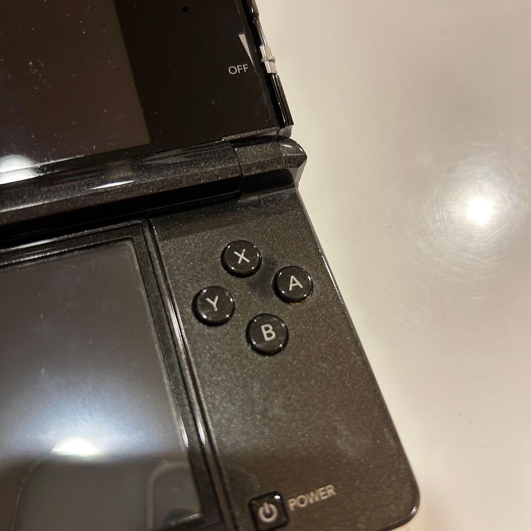 ニンテンドー3DS ブラック 本体 充電器、ポケットモンスターX 付き