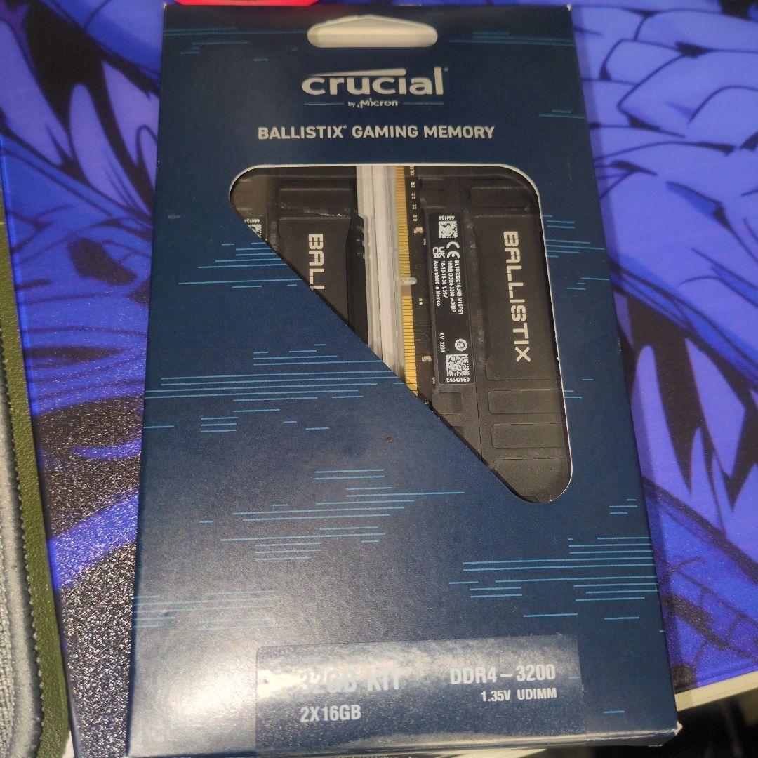 crucial Ballistix DDR4-3200 16GB×2