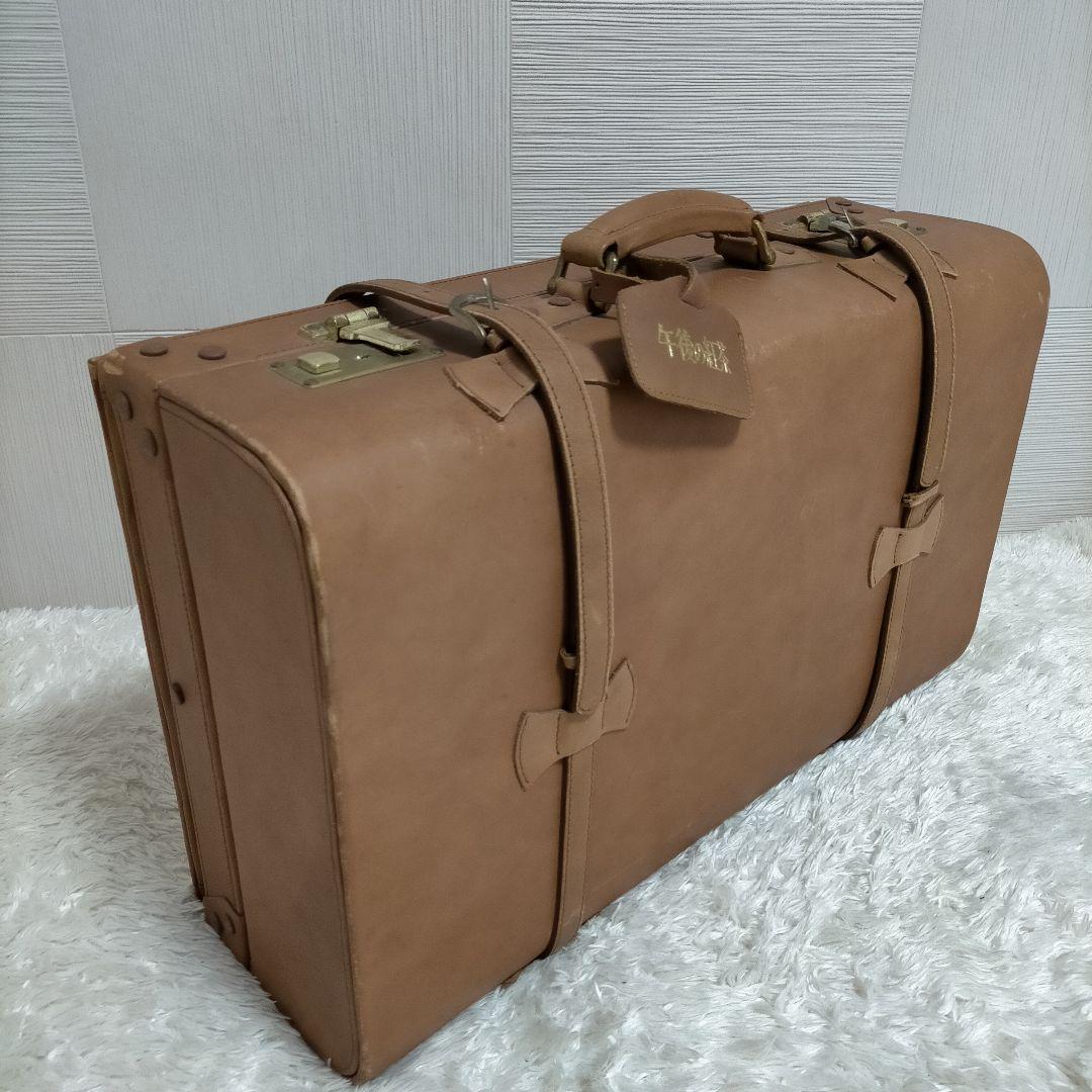 希少 入手困難】 初代 コイズミトランク 午後の紅茶 オールレザー