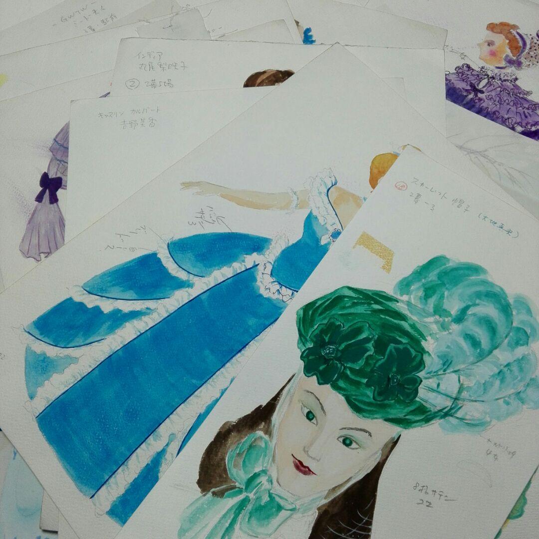 劇レア 大地真央 帝劇 風と共に去りぬ 62年3/7-4/27