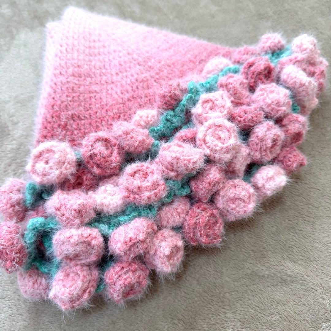 バラ 花束ブランケット フラワーブーケ グラデーションピンク