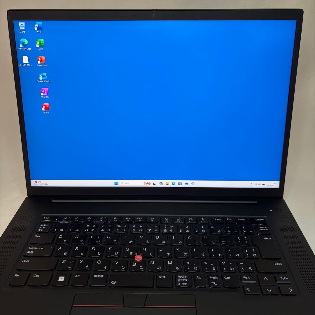 美品 ThinkPad P1 Gen5 i7 64GB 4TB RTX 3070