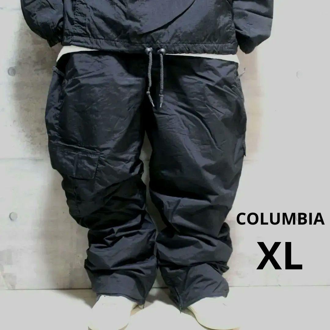 【極美品 高機能 ワイドバギー】オムニテック【XL】コロンビア スノーパンツ 黒 エクスペディショニスト ピーク オーディーエックス(25 Black Black