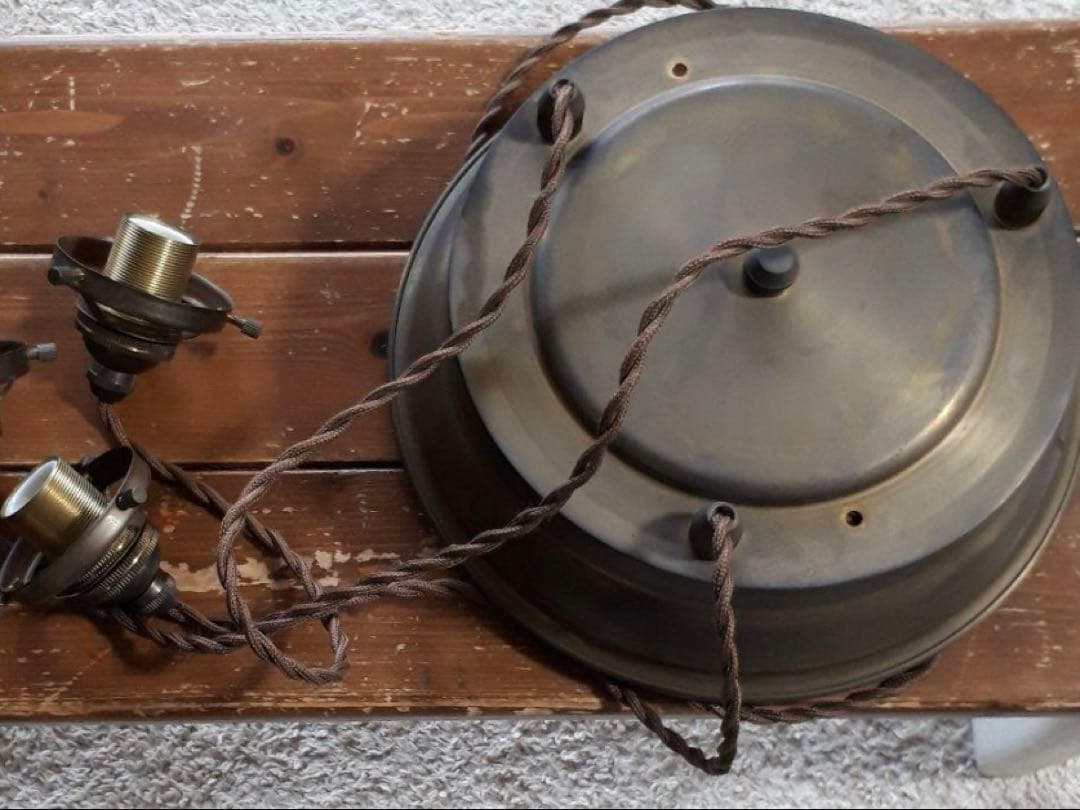 モモナチュラル照明、ペンダントライト3灯(シャンデリア風)