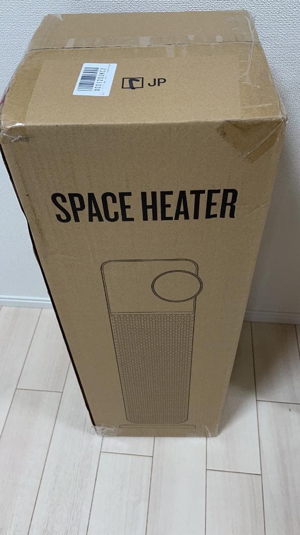 セラミックヒーター 1200W 温風＆送風 3段階切替 電気 ファンヒーター