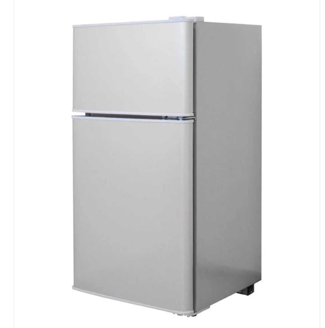 新品商品 小型冷蔵庫 60L シルバー