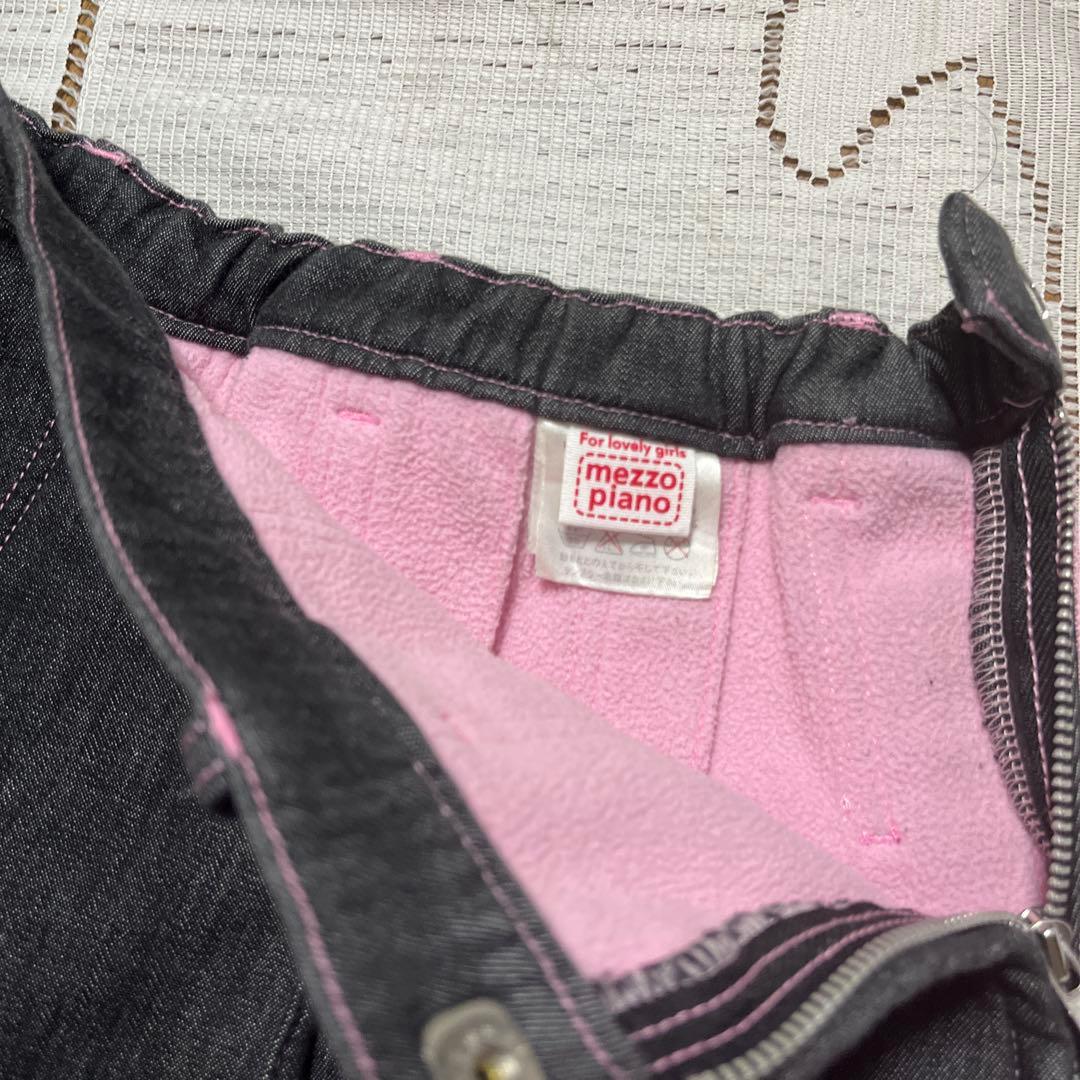 美品♡MEZZO PIANO ♡デニムプリーツスカート 厚手♡130 - メルカリ