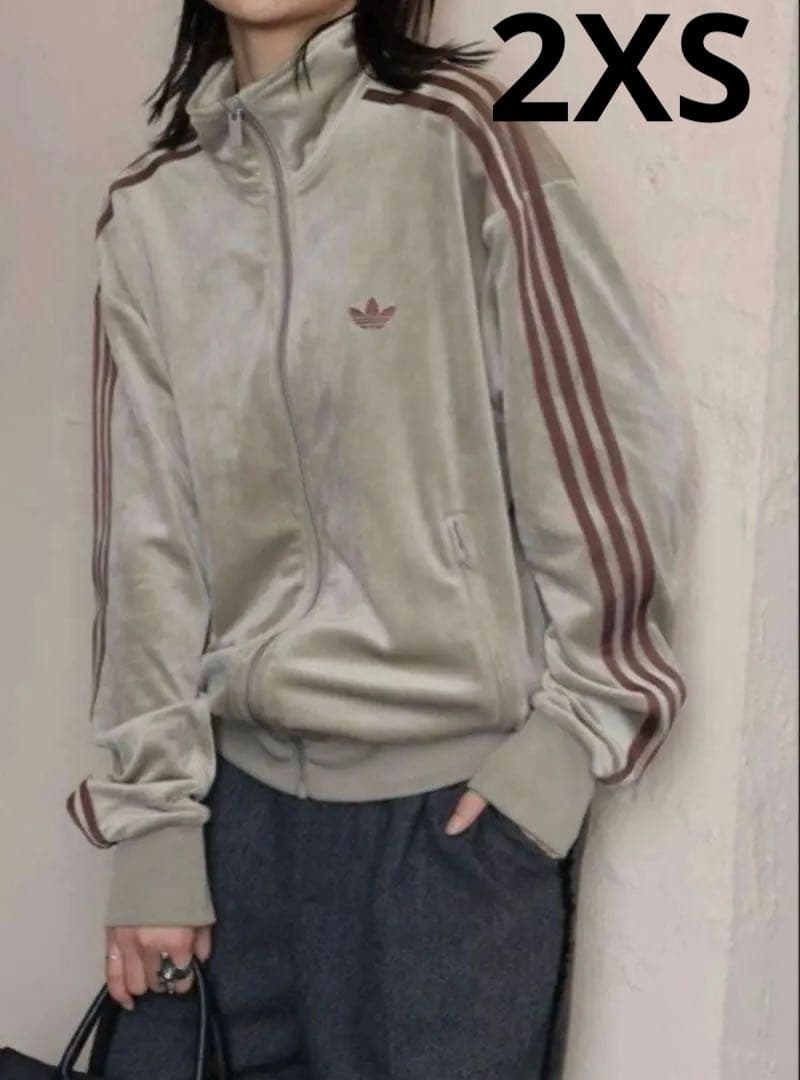 れ*子様 【値下げ不可】adidas ベロアトラックジャケット　2XS adidas Originals＞ベロア トラックジャケット