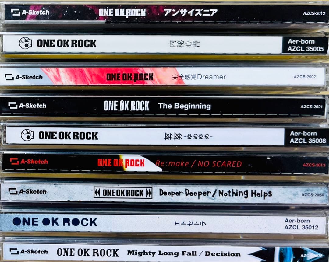 □ステッカー付 ONE OK ROCK シングル アルバム CD 20枚セット - メルカリ