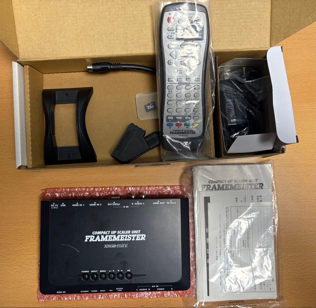 【アップスケーラー】FRAMEMEISTER XRGB-MINI