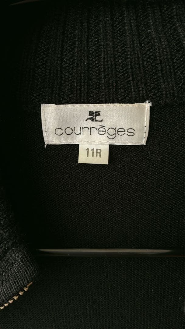 vintage courreges zip-up ニット y2k - メルカリ