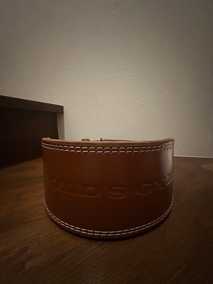 ゴールドジム(GOLD'S GYM) プロレザーベルトS ゴールドジム（GOLD'S GYM） プロレザーベルト G3324 | トレーング