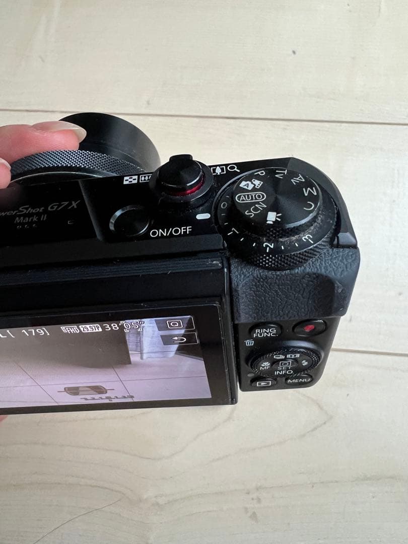 【ジャンク (撮影可能)】Canon Powershot G7X markII