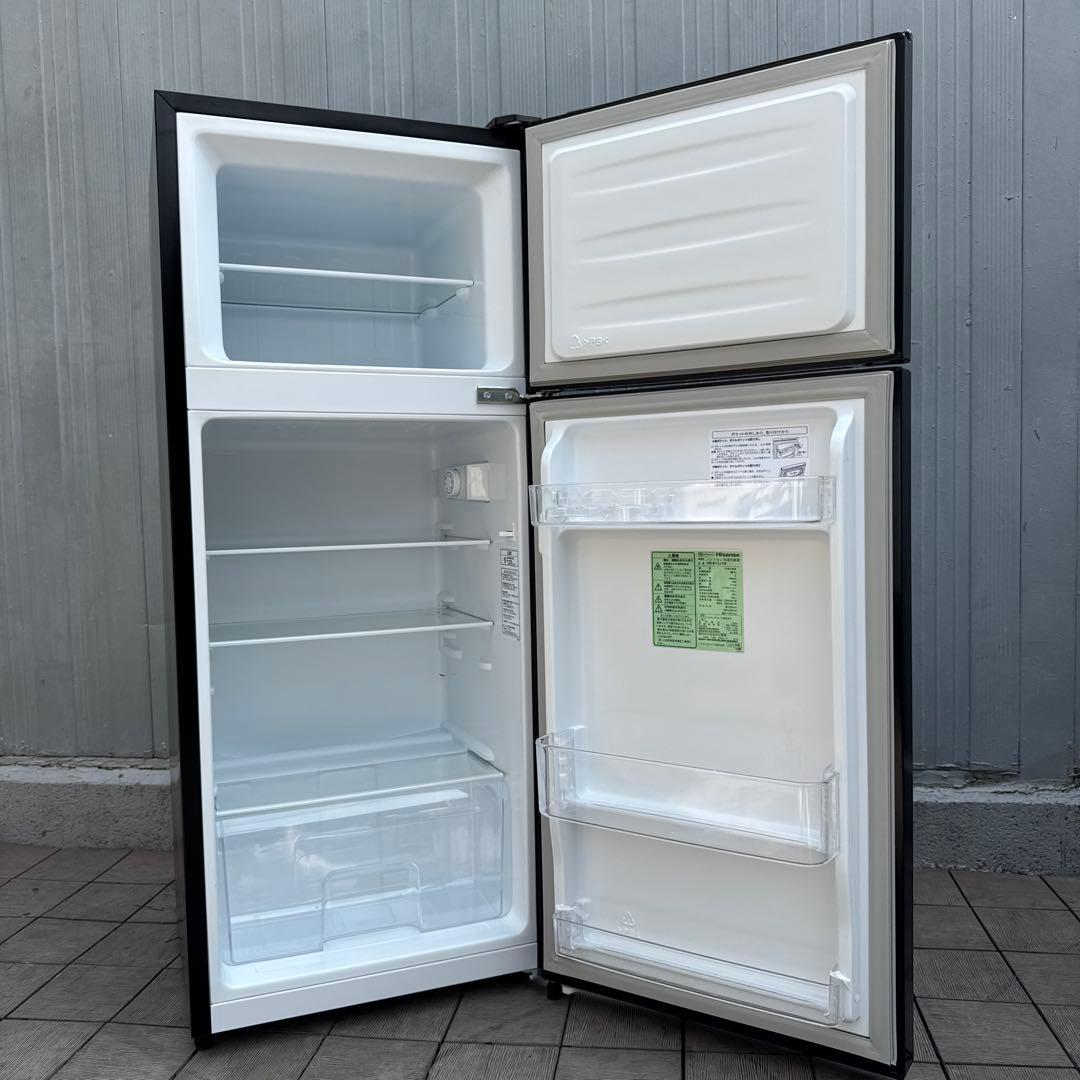 Hisense 2022年製 ハイセンス 2ドア冷蔵庫 120L 静音