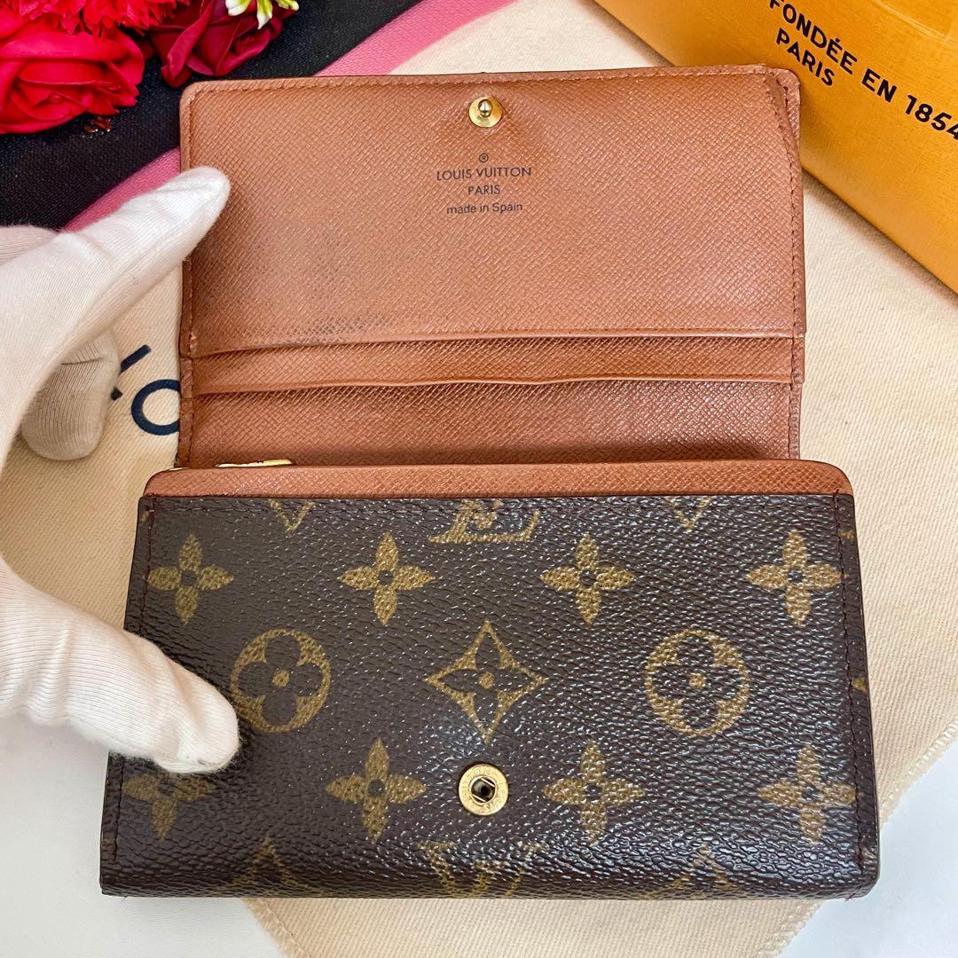 ✨美品✨️ルイヴィトン モノグラム ポルトモネ ビエ トレゾール 二