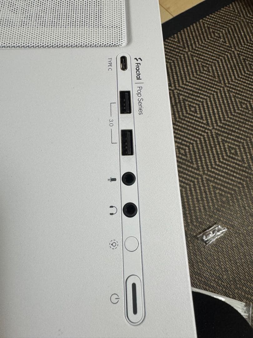 Pop Mini Air RGB TG ホワイト 純正USB-Cケーブル付き