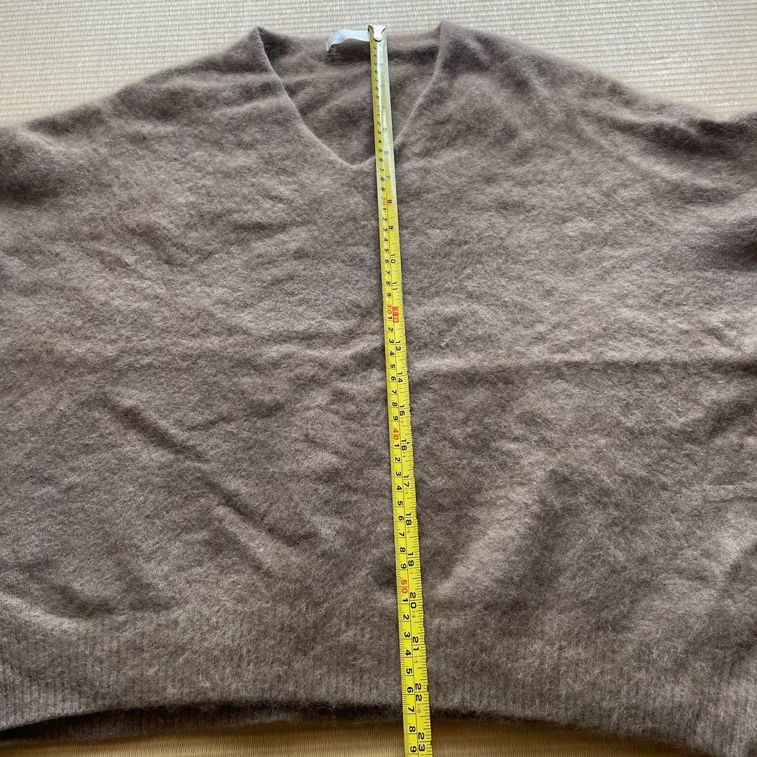 ガリャルダガランテ ラクーン100% ファーニット Vネック オーバー