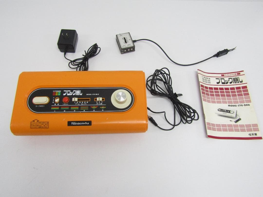 任天堂 ブロック崩し CTG-BK6 カラーテレビゲーム ジャンク品 Y2725 希少 任天堂 カラーテレビゲーム ブロック崩し CTG-BK6 ジャンク品
