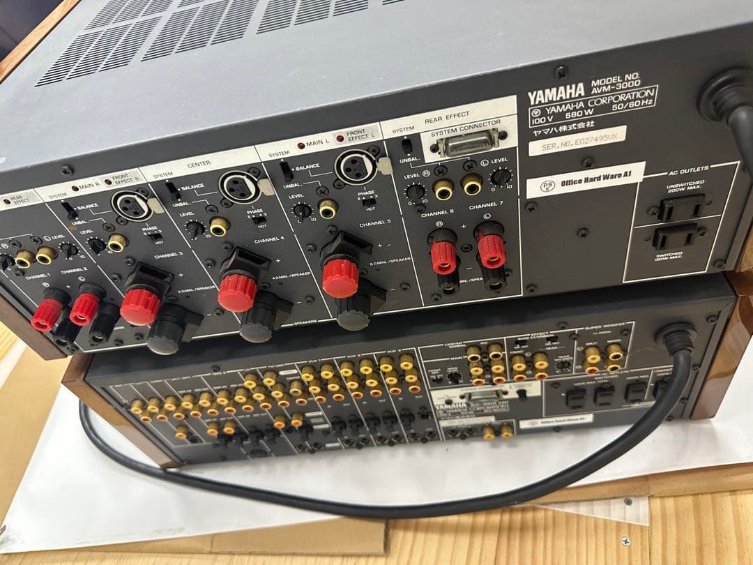 【通電ok】パワーアンプ AVC-3000 DSP/AVM-3000 ヤマハ