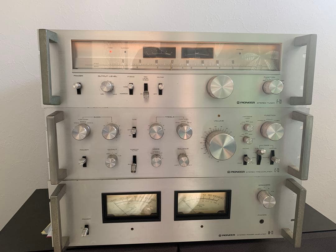 Pioneer F-73 C-73 M-73 スピーカーCS-F77セット