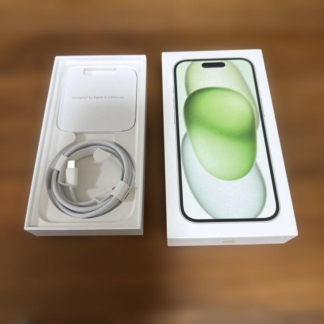 Apple iPhone 15 グリーン 128 本体