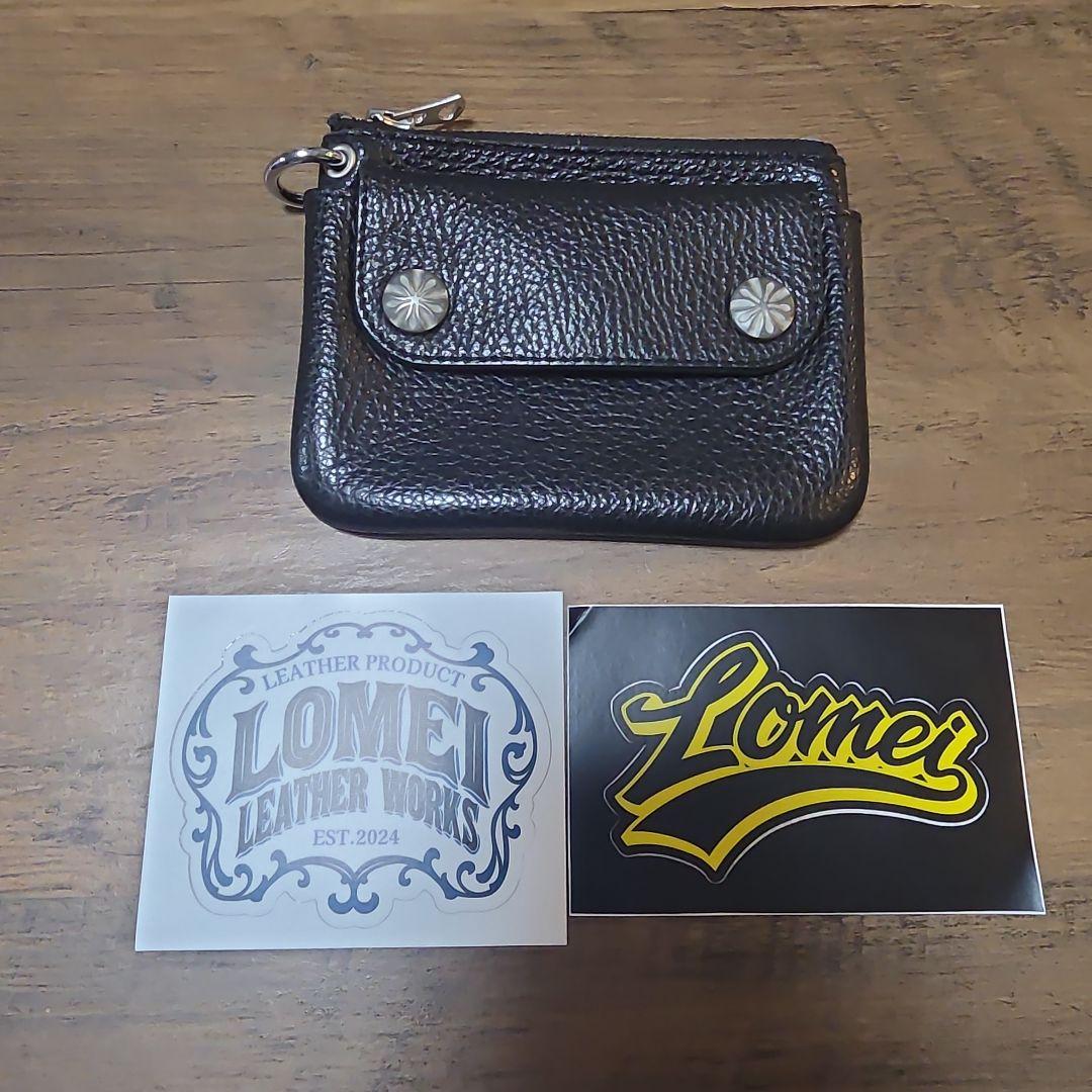LOMEI Zipper Compact Wallet、ブラック - メルカリ